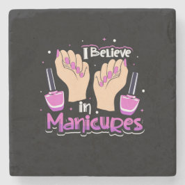 Nagel Hustler tror på manikyr Stenunderlägg