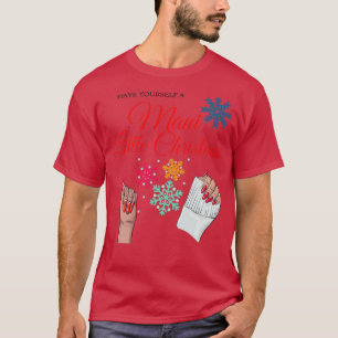 Nagel-juldesign T Shirt