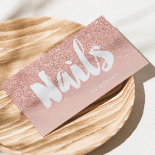 Nagel-konstnären modern typografi ro guld visitkort