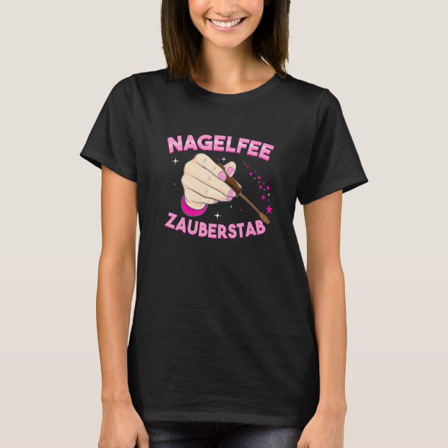 Nagel Magic Trollspö Nagel Studio Nagel Er Naglar T Shirt (Framsida)