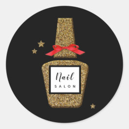 NAGEL MAIL! eleganten i den stilist som finns i na Runt Klistermärke