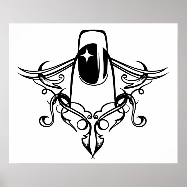 Nagel polsk konst är Classy Poster (Framsidan)