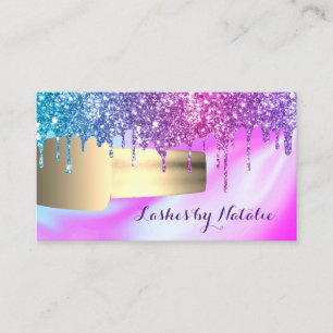 Nagel polsk Unicorn Glitter Drives Manicurist Visitkort