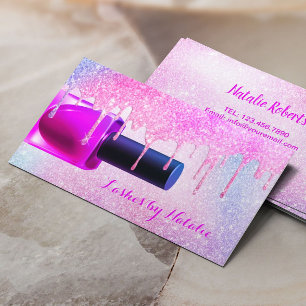 Nagel polsk Unicorn Glitter Drives Manicurist Visitkort