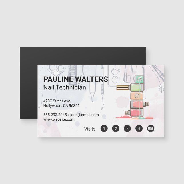 Nagel polska | ManicuVerktyg (Fram/baksida)