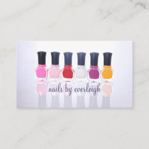 Nagel polska Nail Salon Affärskort Visitkort