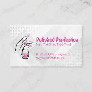 Nagel polska och Manicured Hand Visitkort