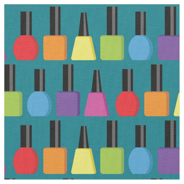 Nagel polska Salon Stylist Rainbow Färg Tyg (Närbild)