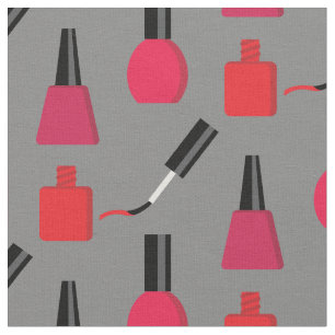 Nagel polska Salon Stylist Red Grått Tyg