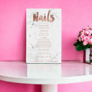 Nagel pris listtypografi ro guld poster