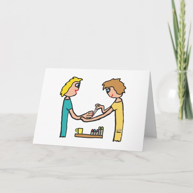 Nagel Pub Salon Technician Kort (Framsida)