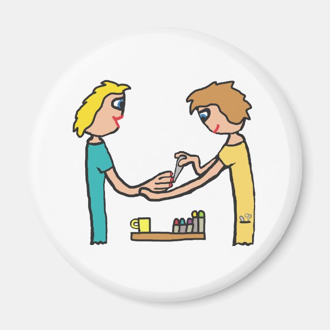 Nagel Pub Salon Technician Magnet (Framsidan)