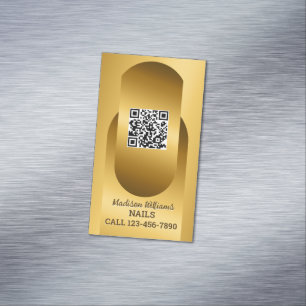 Nagel Tech Anpassningsbar QR Affärskort Magnetiska Visitkort