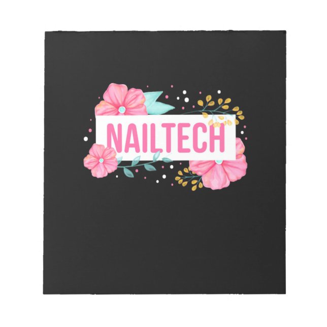 Nagel Tech Blomma Anteckningsblock (Framsida)