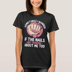 Nagel Tech Ibland i polska Naglar Nail Salon T Shirt