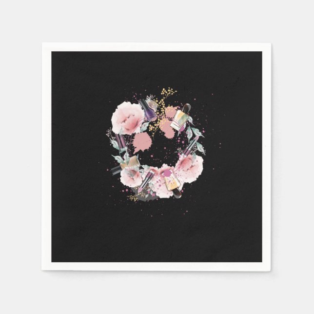 Nagel Tech Manicurist Manicuist Nail Art Cosmetics Pappersservett (Framsidan)