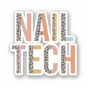 Nagel Tech Nail Technician Apprecition, Manikurist Klistermärken