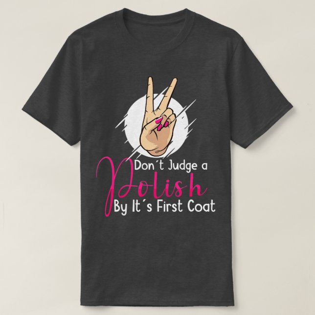 Nagel Tech Nail Technician Manicurist Naglar Artis T Shirt (Design framsida)
