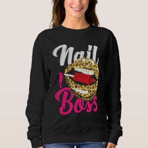 Nagel Tech Quote Work Uniform Nagel Poland Leopard T Shirt