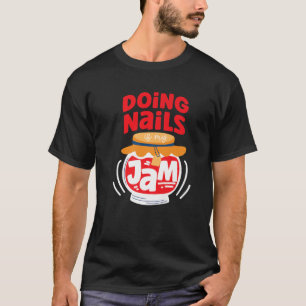 Nagel Tech Quote Work Uniform Nagel polska Sylt T Shirt