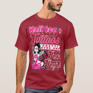 Nagel Tech Tatto Beuatician Salon Funny Apparel T Shirt