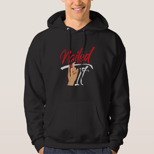 Nagel Tech Work Uniform Nagel polska 6 Hoodie (Framsida)