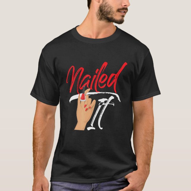 Nagel Tech Work Uniform Nagel polska 6 T Shirt (Framsida)