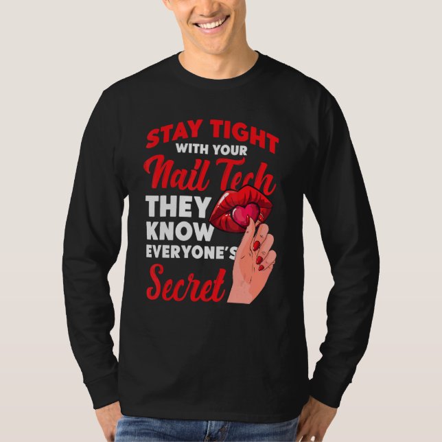 Nagel Tech Work Uniform Nagel polska 7 T Shirt (Framsida)