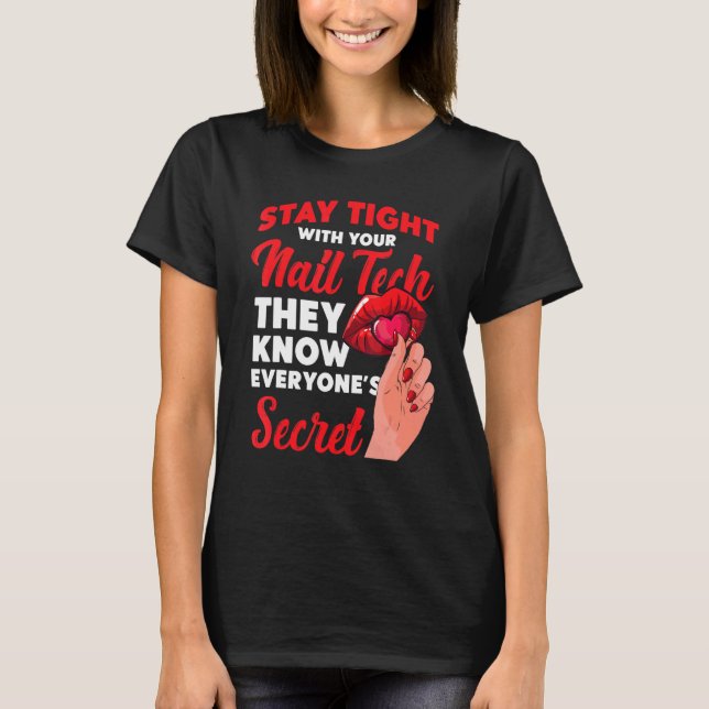 Nagel Tech Work Uniform Nagel polska 7 T Shirt (Framsida)