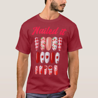 Nagel Techs nail Nail Art. T Shirt