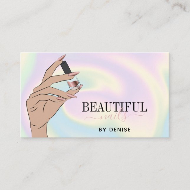 nagel tekniker b visitkort (Framsida)