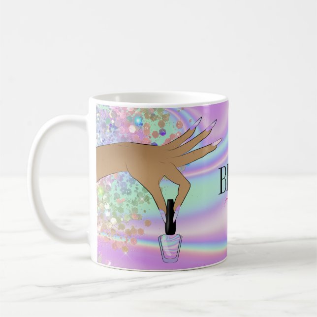 nagel tekniker kaffemugg (Vänster)