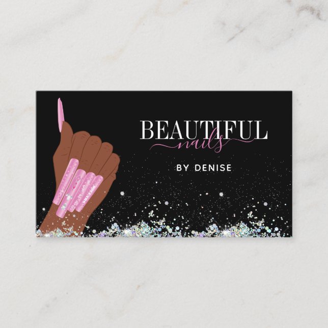 nagel tekniker visitkort (Framsida)