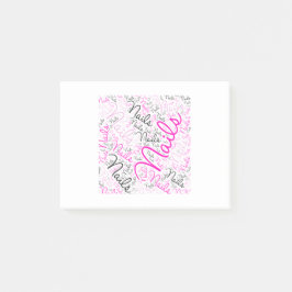 Nagelordkonst Post-it Block