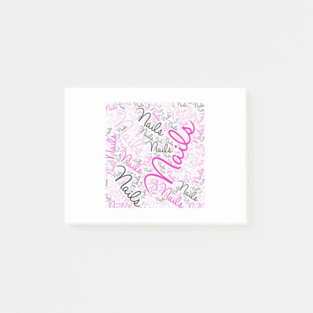 Nagelordkonst Post-it Block (Framsida)