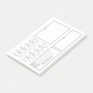 Nagelplanerare Post-it Block