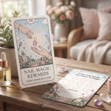 Nagelsalong Celestial Loajalitetsstämpelkort