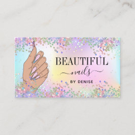 nagelsalonist nagel-tekniker visitkort