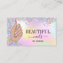 nagelsalonist nagel-tekniker visitkort