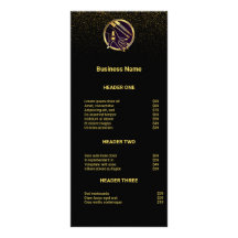 Nagelstudio Manikyr Modern Svart Guld Prislista