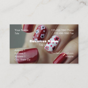 Nagelstudio Visitenkort HAMbyWG Visitkort