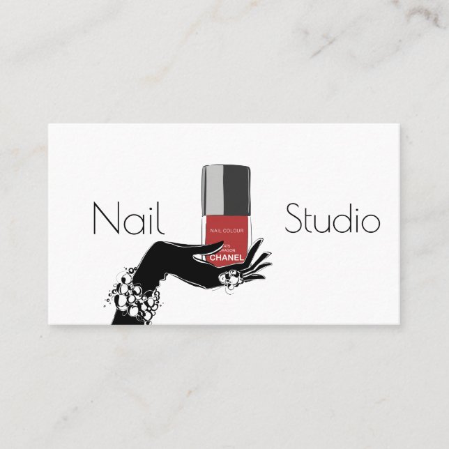 Nagelstudio Visitkort (Framsida)