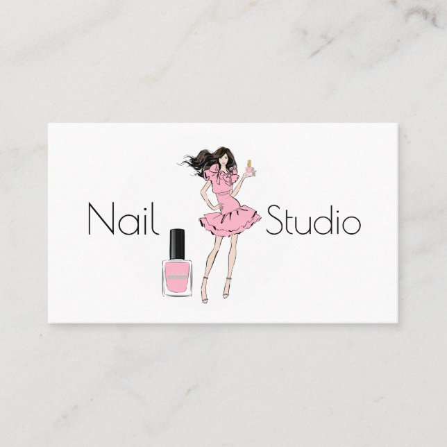 Nagelstudio Visitkort (Framsida)