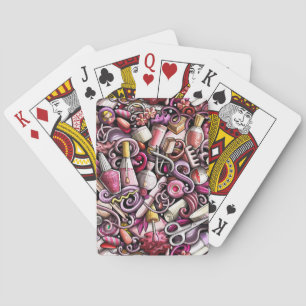 Nagelstudiomönster Casinokort