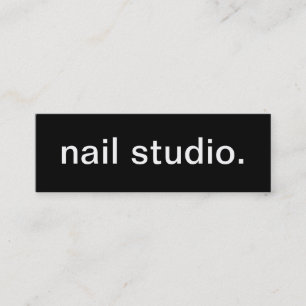 Nagelstudiovisitkort Mini Visitkort