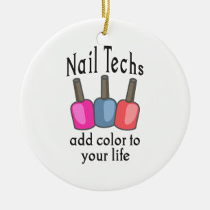 NAGELTECHS TILLFOGAR FÄRG JULGRANSPRYDNAD KERAMIK