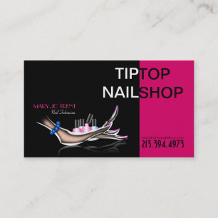 Nageltekniker-/konstnär-/Manicuristvisitkort Visitkort