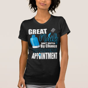 Nagelteknikergåva för nagelmålare t shirt