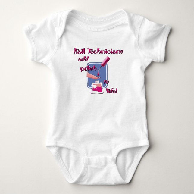 Nagelteknikerskjorta Tee Shirt (Framsida)