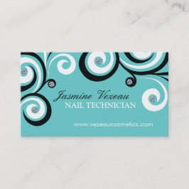 Nagelteknikervisitkortar Visitkort